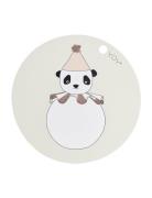 OYOY MINI Placemat Panda Pompom Kräm