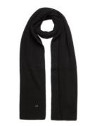 Calvin Klein Re-Lock Knit Scarf 30X180 Svart