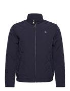 GANT Quilted Windcheater Marinblå