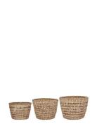 House Doctor Baskets, Ramla, Natural Beige