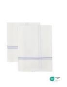 Tea Towels, Amow, White/Blue Home Textiles Kitchen Textiles Kitchen To...