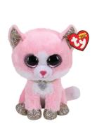 Fiona - Pink Cat Reg Toys Soft Toys Stuffed Animals Multi/patterned TY