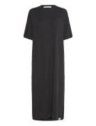 Calvin Klein Jeans Modal Long Loose T-Shirt Dress Svart