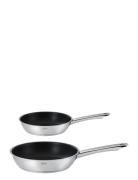 Stekpannaset Moments Home Kitchen Pots & Pans Frying Pans Silver Rösle