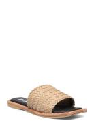 Bianco Bialillie Braided Slide Leather Beige