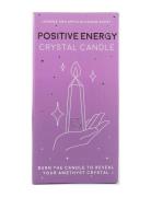 Gift Republic Crystal Candle - Positivity Lila