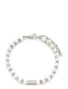 Samie Samie - Bracelet In White And Steel Vit