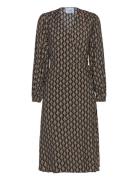 Minus Msmarceline Long Sleeve Midi Wrap D Brun