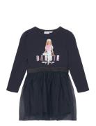 Name It Nmfjetinna Barbie Ls Dress Box Sky Marinblå