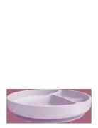 Silic Suction Plate Light Lavender Home Meal Time Plates & Bowls Plate...