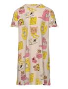 Mini Rodini Cats Aop Ss Dress Multi/patterned