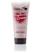 I LOVE I Love Exfoliating Shower Smoothie Strawberries Cream 200Ml Nud...