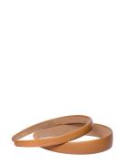 Corinne Vegan Diadem Wide And Narrow 2-Pack Brun