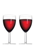 Vinglas 2 Stk Home Tableware Glass Wine Glass Red Wine Glasses Nude Me...