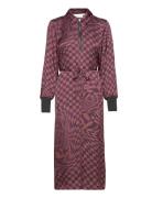 Karen By Simonsen Eysiekb Dress Burgundy