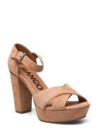 Bianco Biacarly Plateau Sandal Beige