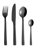 Raw Cutlery Black Coating - 16 Pcs Home Tableware Cutlery Cutlery Set ...