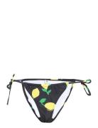 Becksöndergaard Lim Drawstring Bikini Tanga Svart