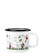 Moomin Enamel Mug 15Cl Happy Family Home Tableware Cups & Mugs Coffee ...