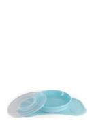 Twistshake Click-Mat Mini + Plate Pastel Blue Home Meal Time Plates & ...