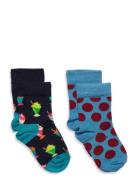 Happy Socks 2-Pack Kids Milkshake Sock Multi/patterned