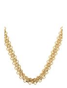 By Jolima Jackie Necklace, Gold Guld