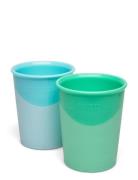 Twistshake 2X Cup 170Ml 6+M Pastel Blue Green Home Meal Time Cups & Mu...
