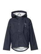 Knowledge Cotton Apparel Short Rain Jacket - Kca Requirement Blå