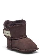 En Fant Sheepskin Bootee Brun