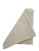 Au Maison Napkin Linen Basic Washed Grå