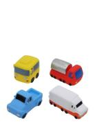 Rätt Start Bathtoys, Cars, 4-Pack Multi/patterned