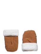 Kong.walther Brown Faux Suede Stroller Gloves Baby & Maternity Strolle...