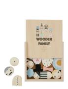 OYOY Living Design Wooden Family Bricks Kräm