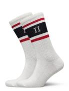 Les Deux William Stripe 2-Pack Socks Vit