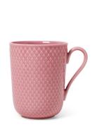 Rhombe Color Krus Med Hank 33 Cl Lyngby Porcelæn Pink