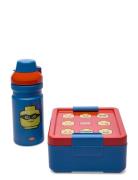 Lego Lunch Set Iconic Classic Home Meal Time Lunch Boxes Blue LEGO STO...