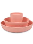 Silic Dinner Set - Peach Home Meal Time Dinner Sets Pink Filibabba