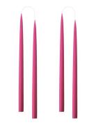 Kunstindustrien Hand Dipped Candles, 4 Pack Rosa