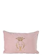 Pillow Case Royal Rosa/Guld 40X60 Cm Home Textiles Cushions & Blankets...