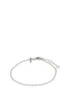 Pilgrim Parisa Recycled Flat Link Chain Bracelet Silver