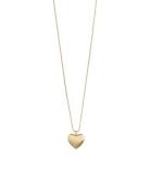 Pilgrim Sophia Recycled Heart Pendant Necklace Guld