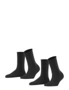 Esprit Socks Basic Pure 2-Pack Sustainable Uni Coloured Svart