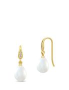 Julie Sandlau Ocean Earrings - Gold/White Vit