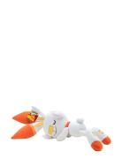 Pokemon Sleeping Plush Scorbunny Toys Soft Toys Stuffed Toys White Pok...