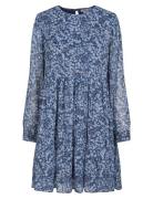 Once Untold Blossom Mini Dress Blå