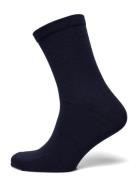 Mp Denmark Wool/Cotton Socks Marinblå