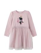 Name It Nmfjetinna Barbie Ls Dress Box Sky Rosa