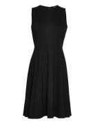 Lauren Ralph Lauren Ponte Fit-And-Flare Dress Svart