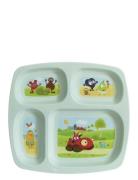 Babblarna- 4 Section Plate Home Meal Time Plates & Bowls Plates Multi/...