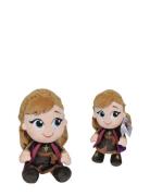 Disney Frozen 2, Chunky Anna, 25Cm Toys Soft Toys Stuffed Toys Brown F...